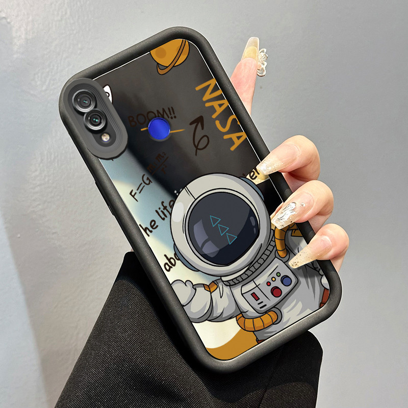 Casing Hp Xiaomi Redmi Note 7 Redmi Note 7s Redmi Note 7 Pro Case NASA astronaut Kasing Anti Cepat R