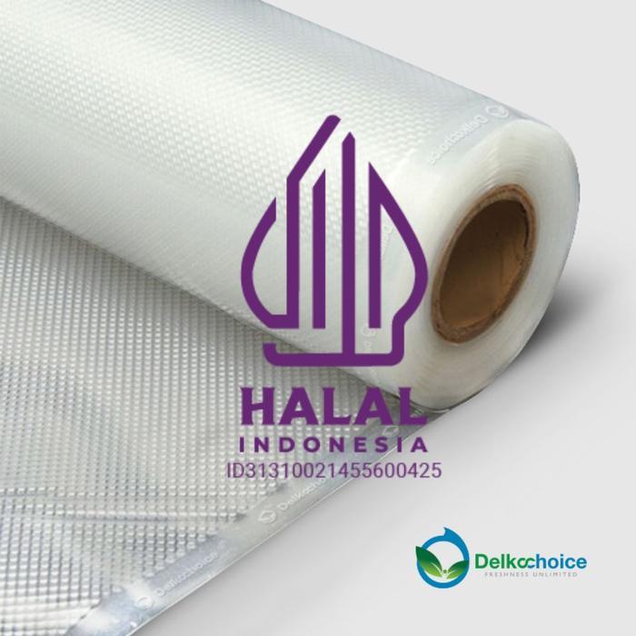 Plastik Vacuum Bag Emboss Vacum Vakum Sealer Delkochoice Roll