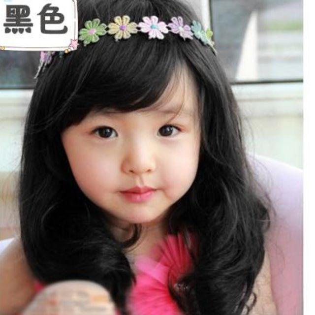 NEW Bess Collection - Wig Anak Perempuan Panjang Curly Hitam A2 T633 Ready