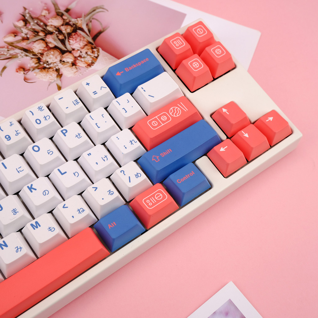 GMK Bento Keycaps, 134 Keys PBT Keycaps Cherry Profile DYE-SUB Personalized GMK Keycaps For