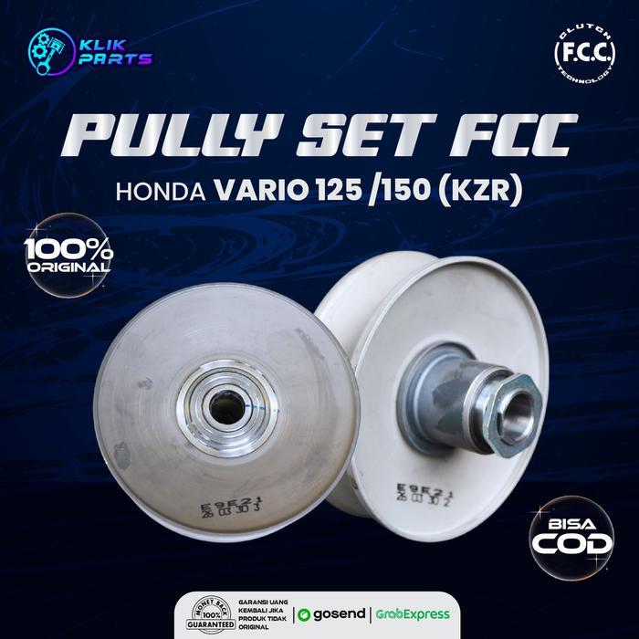 Pulley Set Fcc Honda Vario 125 / 150 (Kzr) Original Fcc 100%