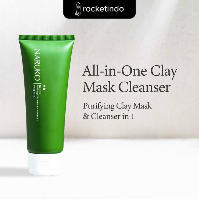NARUKO Tea Tree Purifying Clay Mask and Cleanser
