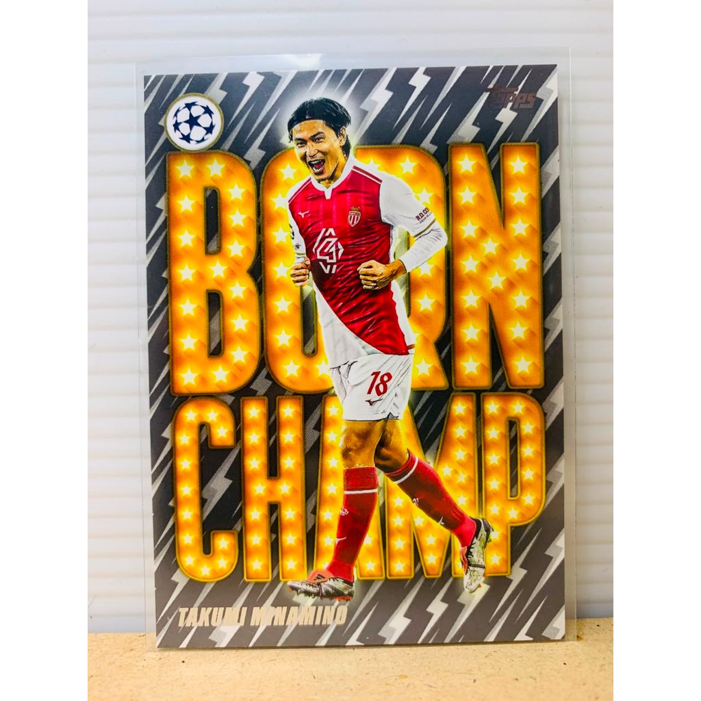 Takumi Minamino #BC-12 2025 Topps UEFA Born Champ