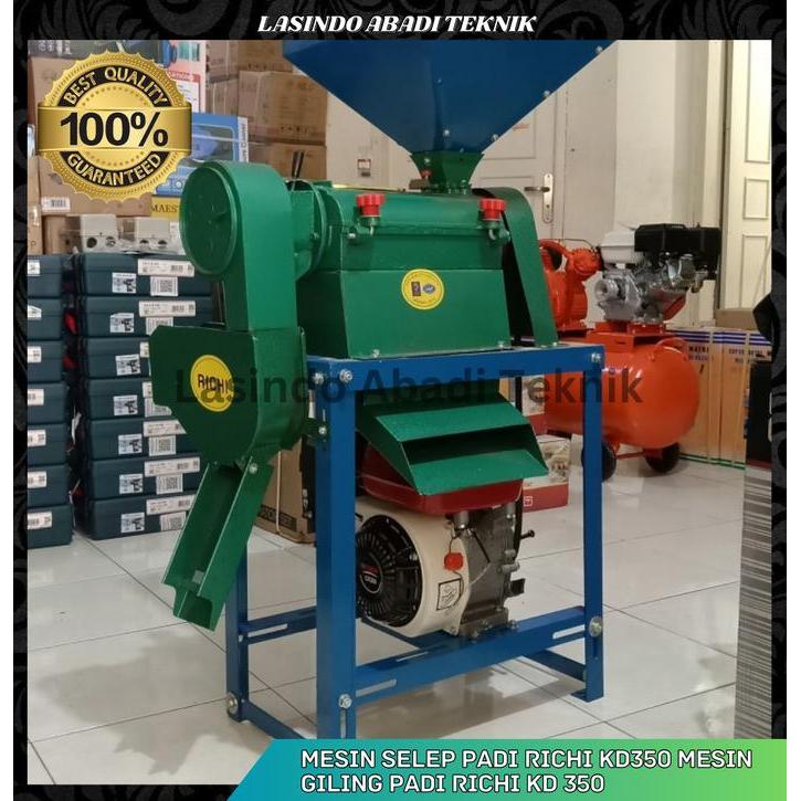 mesin selep padi Richi KD350 mesin giling padi Richi KD 350 - UNIT+ GX160