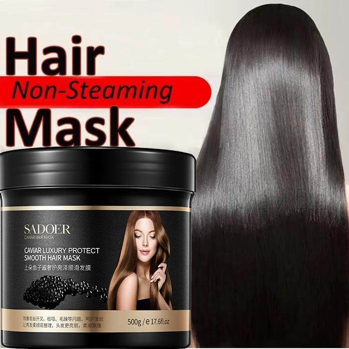 Hair Mask Smoothing Masker Keratin Treatmen Rambut Rusak dan Kering Rontok Ala Korea Lembut Wangi