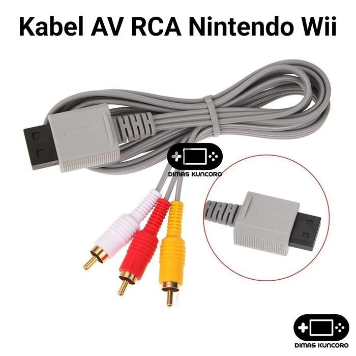 Aksesoris Game Console Berkualitas Kabel Av Rca Nintendo Wii Cable Tv Tabung Wii U Audio Video