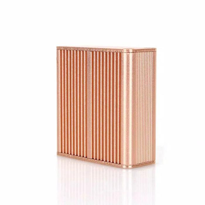 Ready Stok EM box DIY gold enclosure project elektronik case alumunium aluminium box