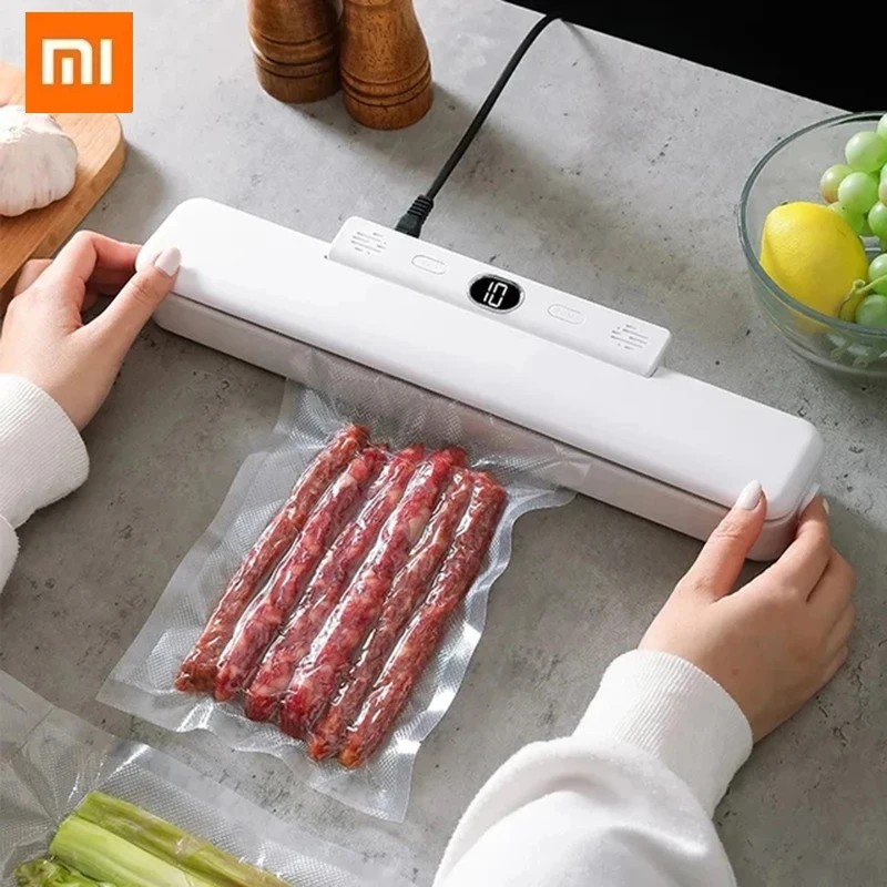 XiaomiVacuum Sealers Food Packaging Machine with Free 10pcs Vacuum