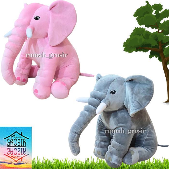 Boneka Gajah Elephant Plush Lucu Lembut
