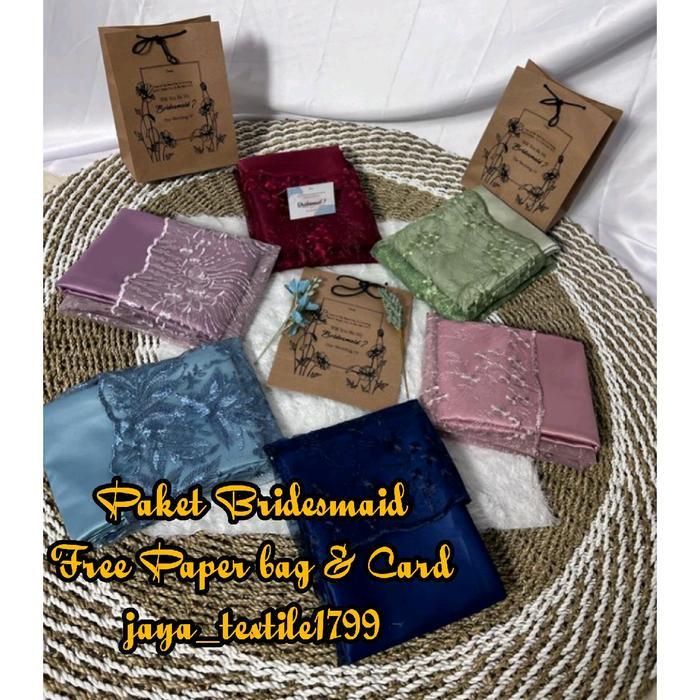 Kain Paket Bridesmaid / Paket Seragaman Nikahan / Bridesmaid
