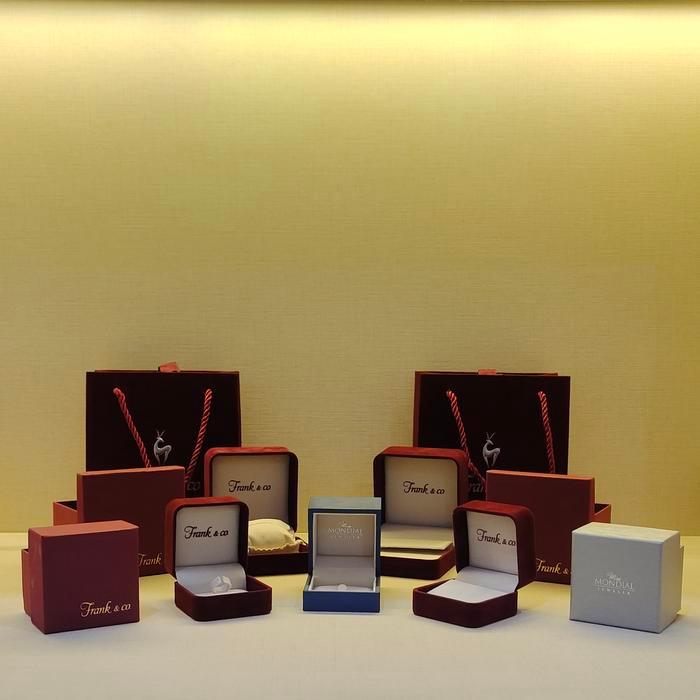 READY Box Frank n Co untuk Cincin - Kalung / Orinal Kotak Frank n Co 100%