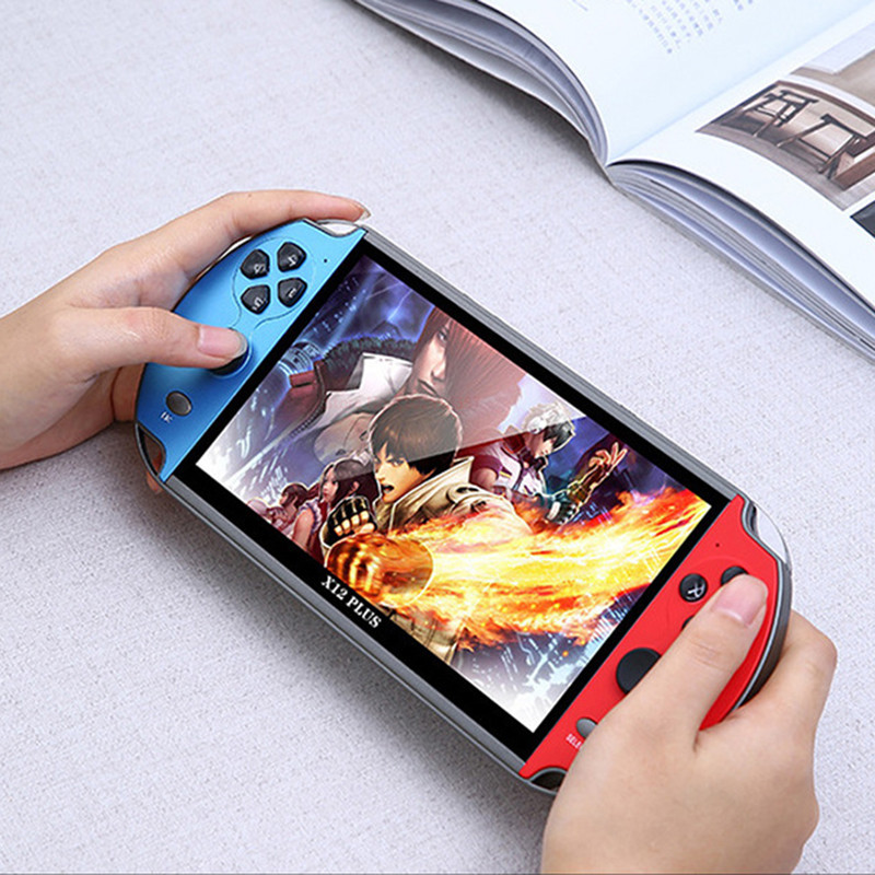 X12 X12Plus X7Plus handheld Game Console 5.1/7/5.1 Inch HD Screen