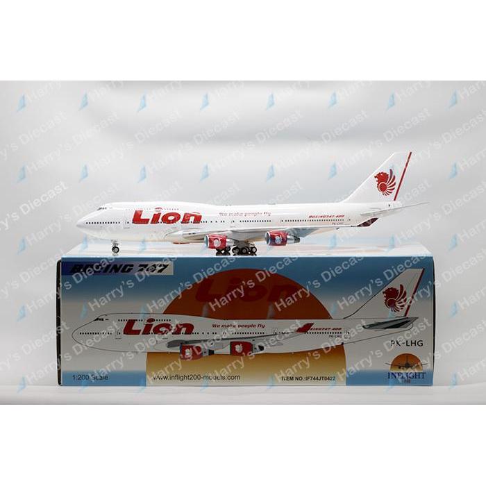 Terbaru 1/200 B747-400 Lion Air By Inflight200