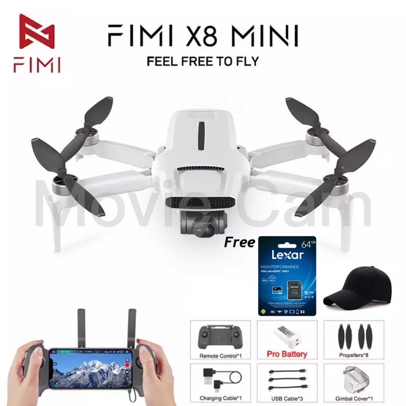 Fimi X8 Mini 3-Axis 4K Foldable Drone