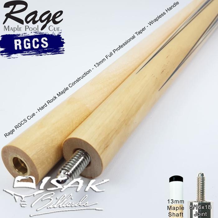 Zabymall- Rage Rgcs Pool Cue - 13 Mm Maple Billiard Stick Stik Biliar Players
