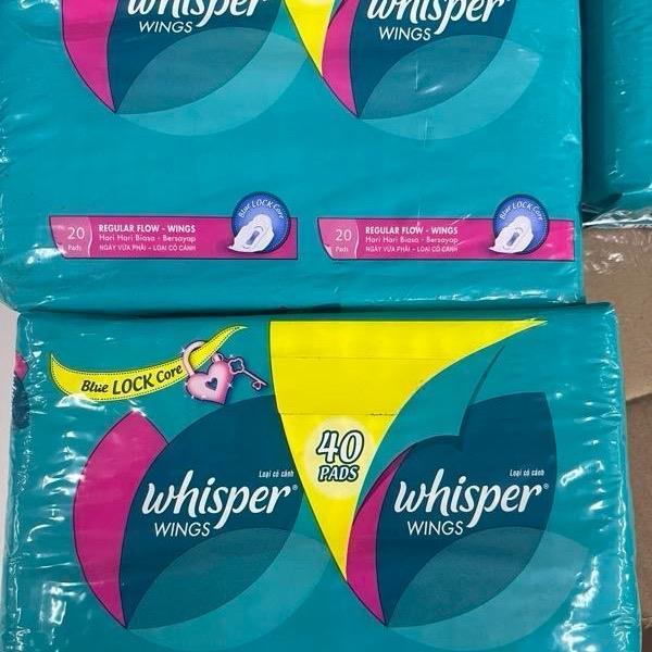 Ready Whisper Wings Reguler Flow 40'S /20S/ 10S/8S
