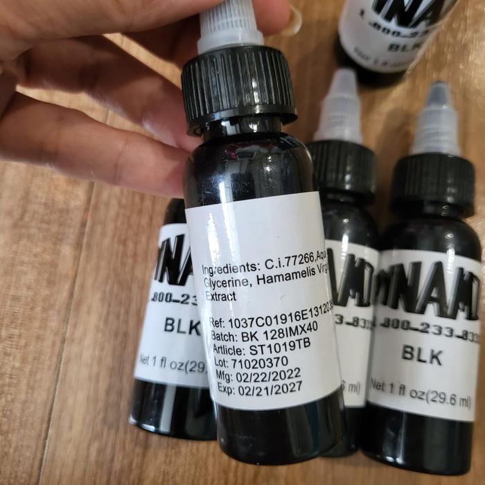 Promo Tinta Tattoo Dynamic Tinta Hitam Tato Dinamic Blk