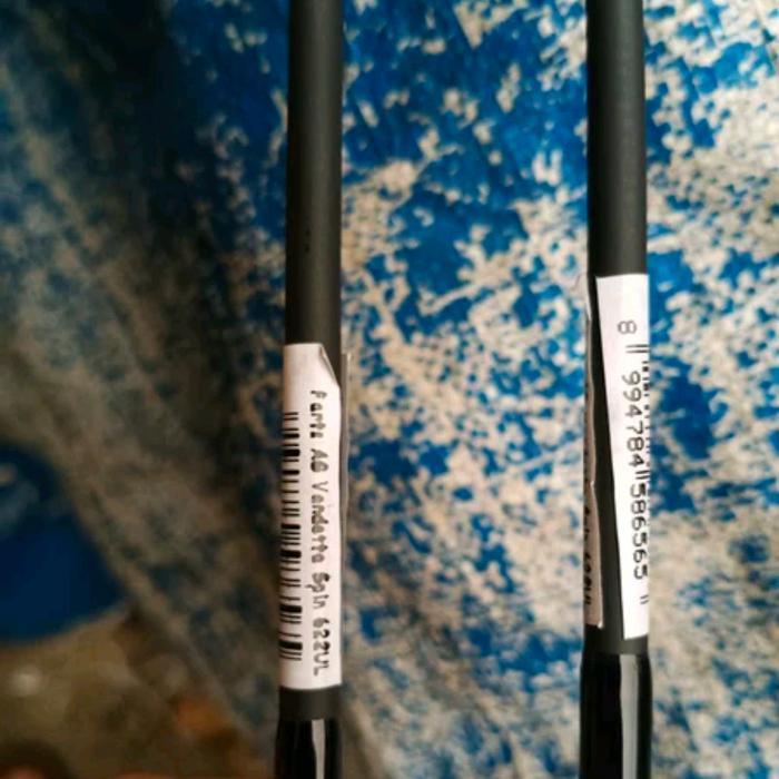 ujung joran vendetta ul 622 188cm ultralight hanya ujung saja joran ul