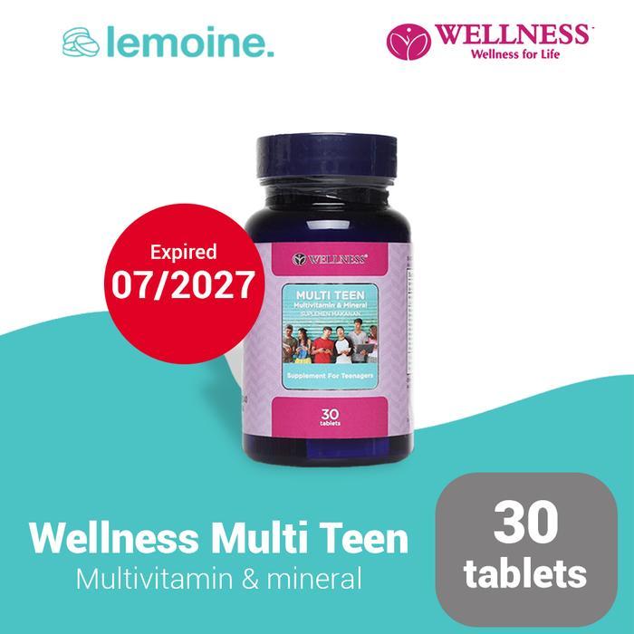 Wellness Multi Teen 30 Tablet Multivitamin Mineral Untuk Remaja