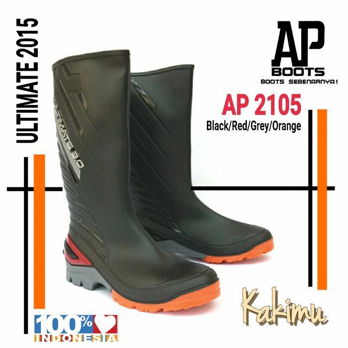 new SEPATU BOOT AP BOOTS AP 2015 BLACK