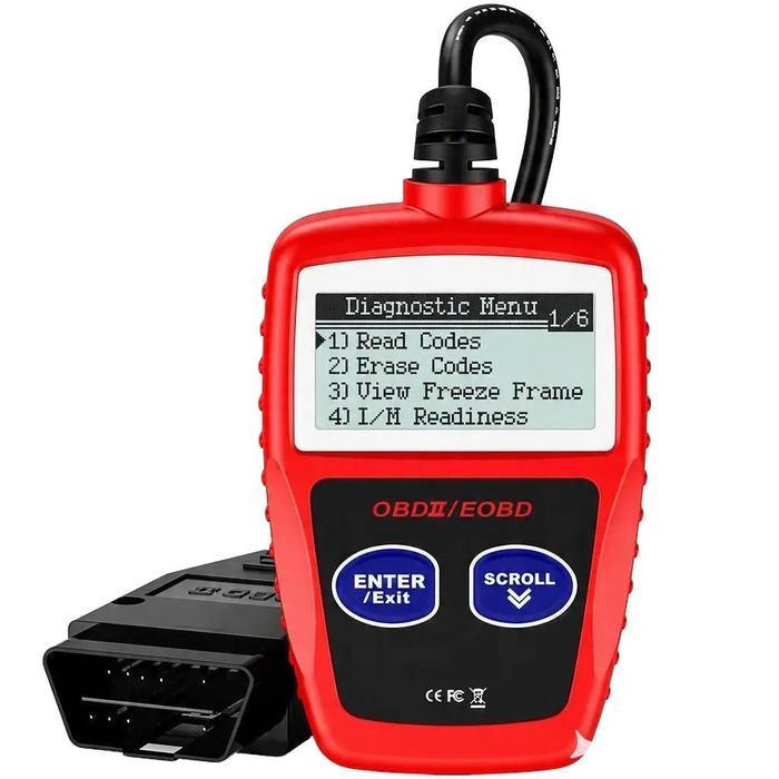 Ready Stok Alat Scanner Diagnostik Mobil OBD2 MS309 dengan Display LCD Informatif & Bahan ABS