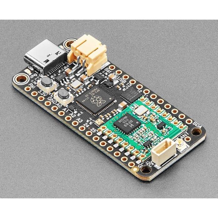 5712 Feather RP2040 RFM69 Packet Radio - 868 or 915MHz - RadioFruit and STEMMA QT raspberry pi
