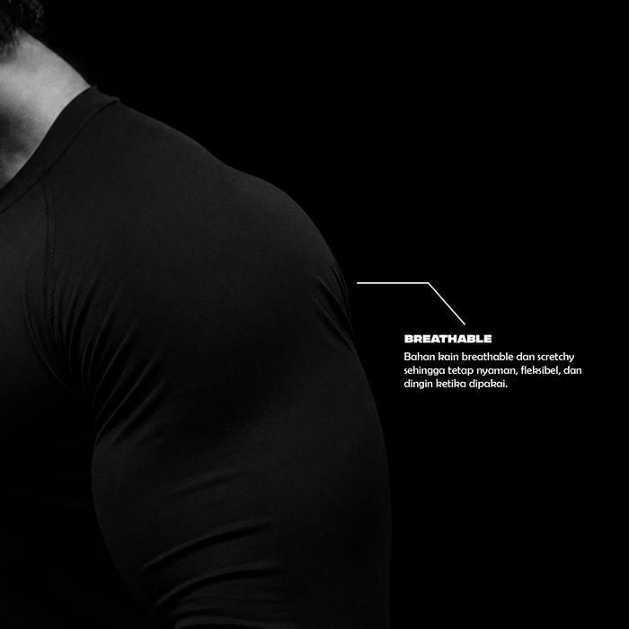 Sale Baju Olahraga Kompresi Ketat Lengan Panjang Gymshark/ Baju Gymshark/ Baju Olahraga Gymshark