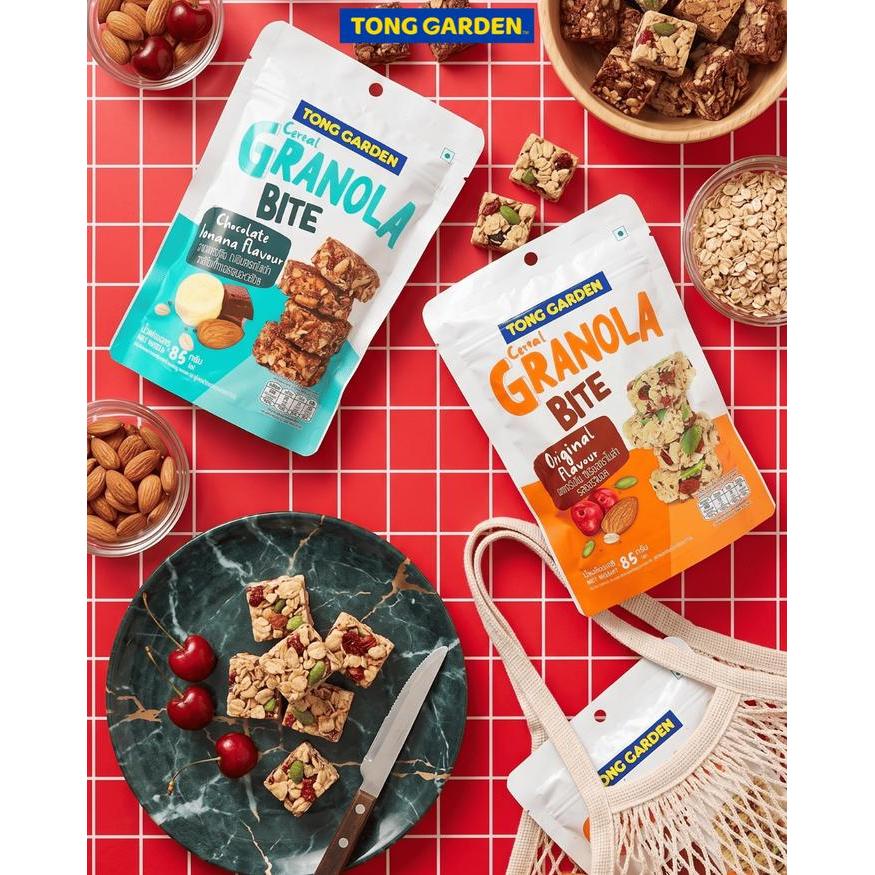 Tong Garden Granola Bite Chocolate Banana Sereal Granola Rasa Pisang Cokelat Coklat Diet