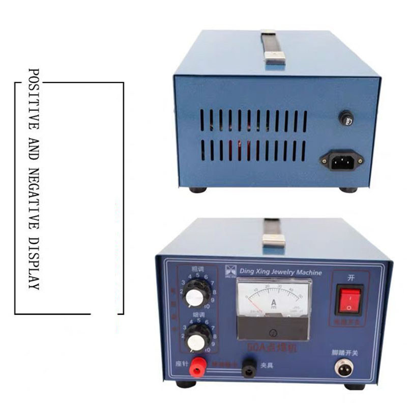 Handheld 50A Spot Welding Pulse Spot Welder Welding Mahine Neklae Welding Mahine Jewelry Proessing