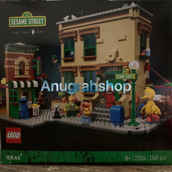 LEGO 21324 IDEAS 123 Sesame Street Brand New in Box, Sealed, 100% Original LEGO