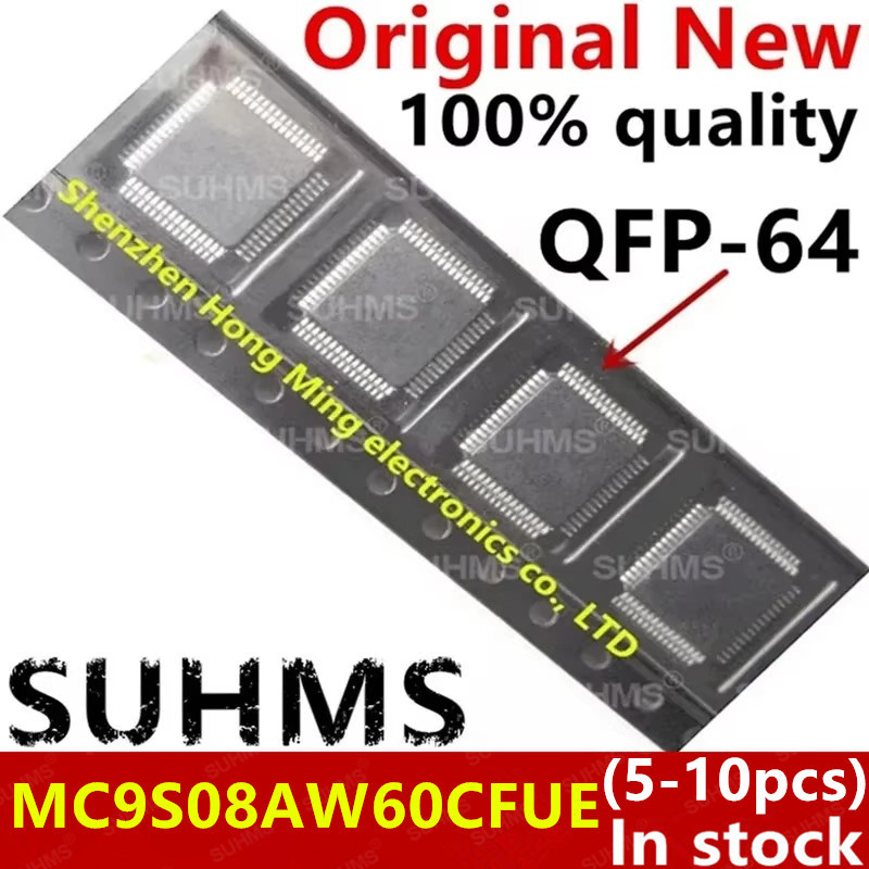 (5-10piece)100% New MC9S08AW60CFUE MC9S08AW60 CFUE QFP-64 Chipset