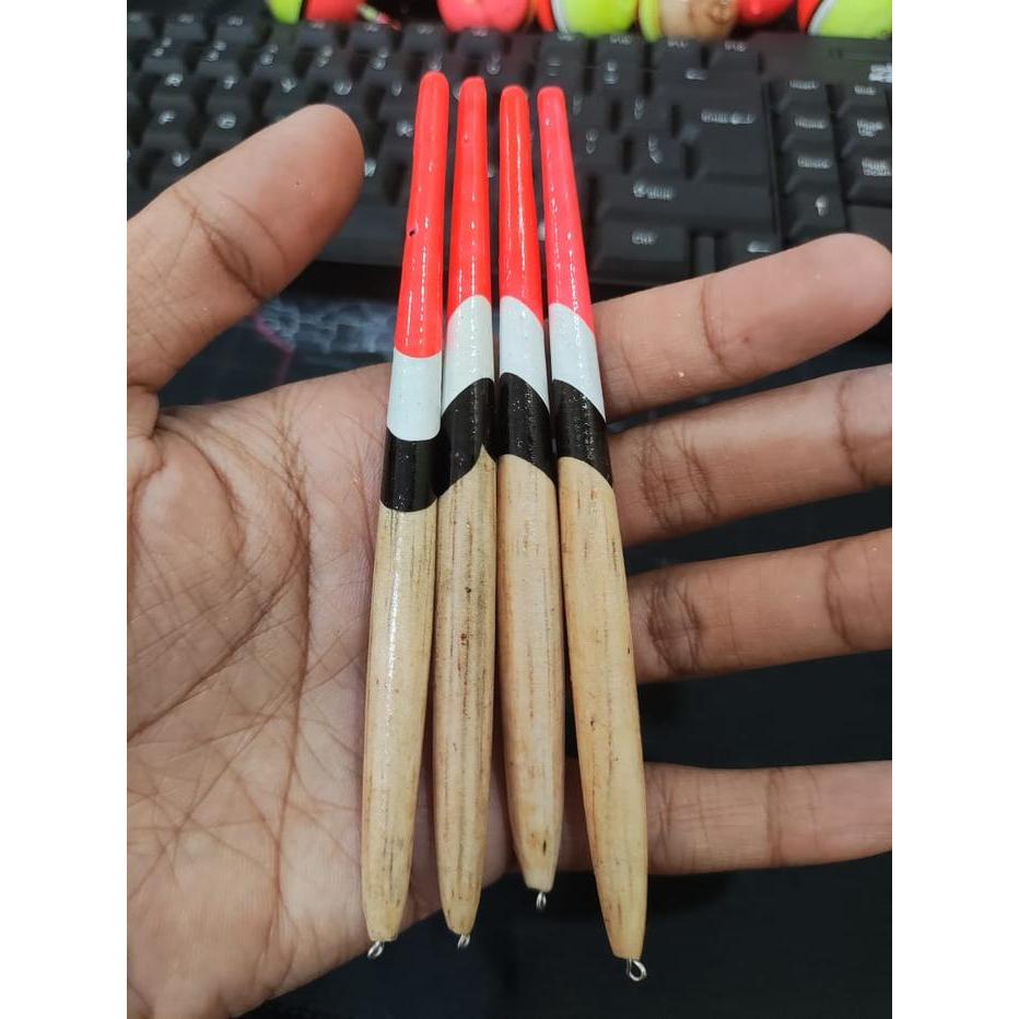 TERLARIS PELAMPUNG PANCING LAUT CHARM KUMBUL KAYU READY STOCK