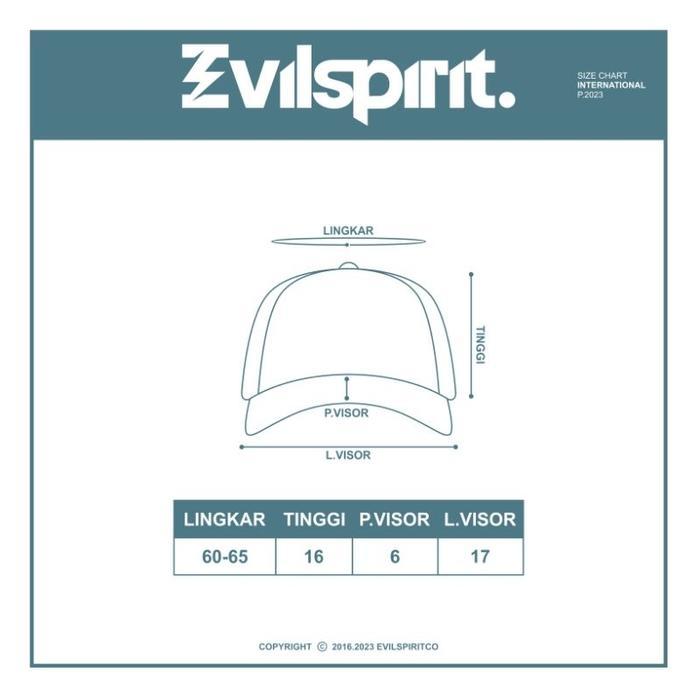 EVILSPIRIT CAPS TOPI - LOLITA MISTY MAROON #Promo