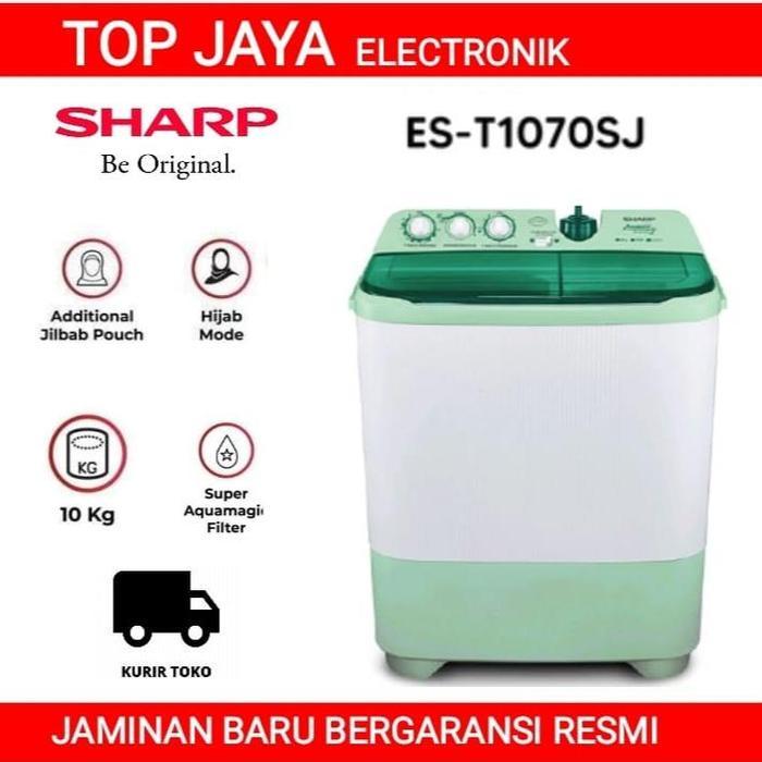 mesin cuci sharp 10kg 2 tabung/sharp mesin cuci 10 kg 2 tabung/mesin cuci 10 kg sharp 2 tabung new s