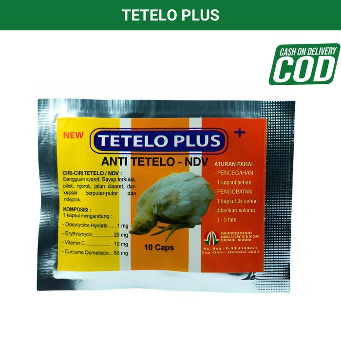 Ready TETELO PLUS OBAT AYAM TETELO GANGGUAN SYARAF NGOROK ARATAN DLL