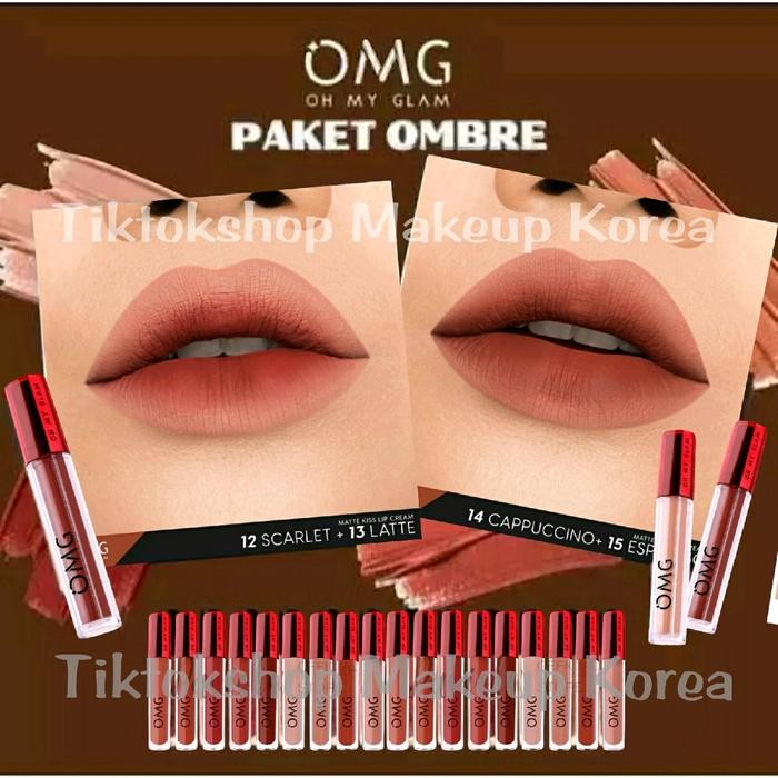 Paket Ombre Lips OMG Lipcream OMG OMBRE Lipcream OMG Ombre OMG Lipcream Ombrelips Lipstick Lipgloss