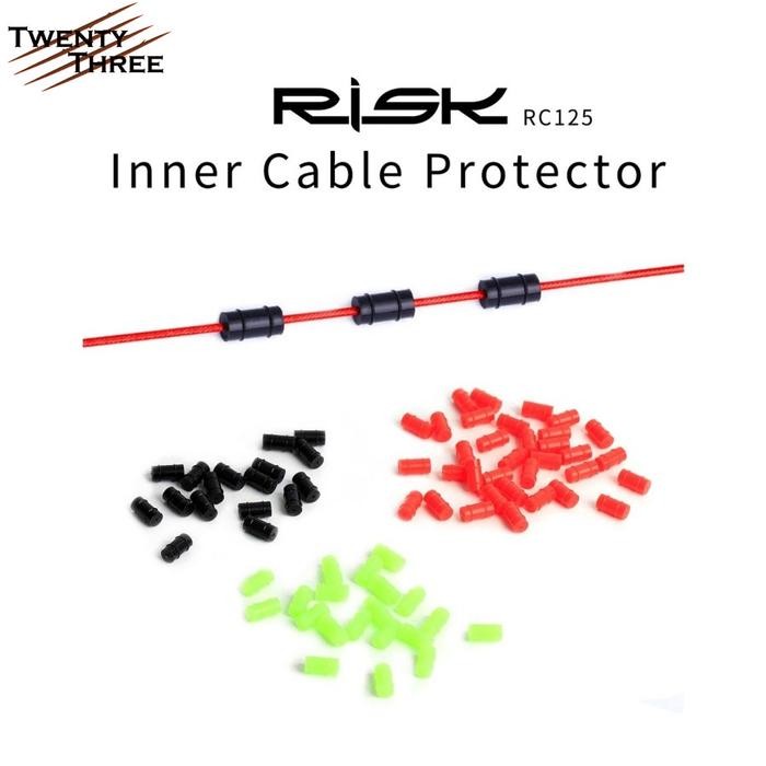 risk rc125 karet pelindung kabel dalam sepeda inner cable protector [tahan lama]