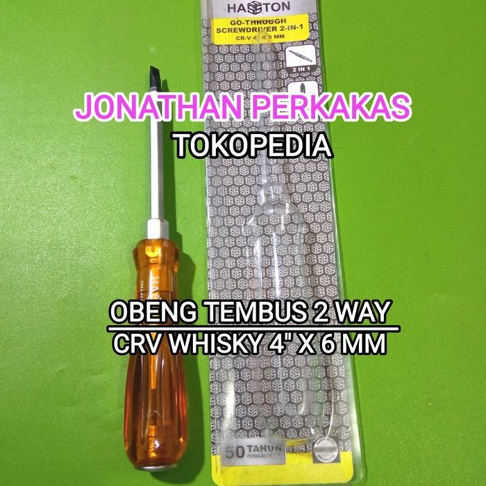 Obeng Bolak Balik Haston Prohex 4"/Obeng 2Arah Haston Prohex 4"