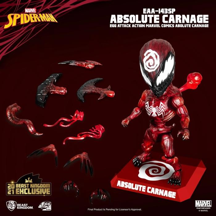 Beast Kingdom Eaa-143Sp Marvel Comics Spider-Man - Absolute Carnage