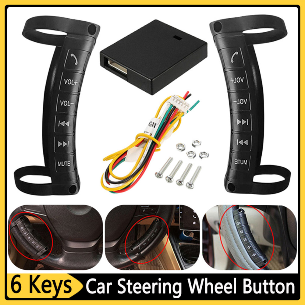 Steering Wheel Buttons for Android / 2 Din Car DVD Players Multi Steering Wheel Wireless GPS Navigat