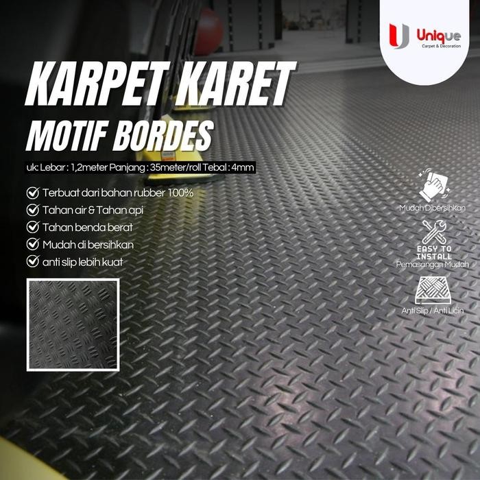 Karpet Karet Rumah Sakit / Karpet Karet untuk Tanjakan Troli / Lantai Karpet Karet untuk Koin