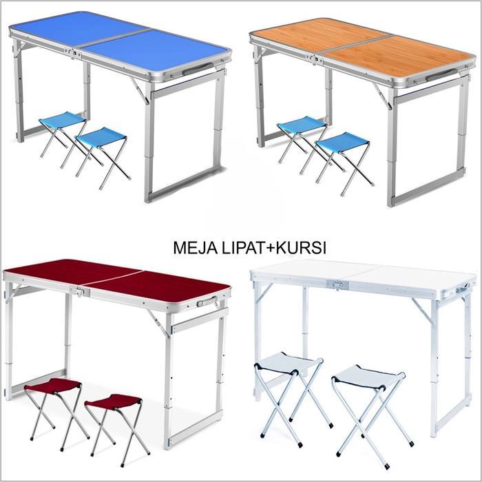 PromoMeja Koper Meja Lipat Kayu Meja Kaki Bulat/Meja Kaki Kotak/Meja Serbaguna Meja Makan Lesehan