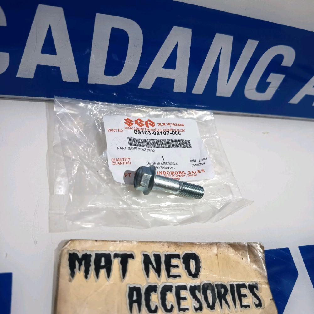 baut kaliper kepala babi depan suzuki satria 2tak hiu lumba smash shogun Asli Original SGP  09103-08