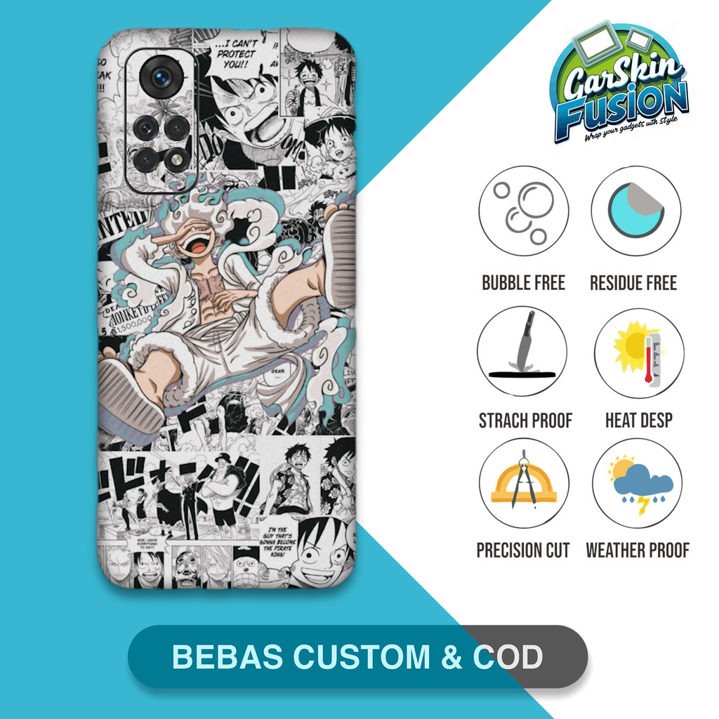 Garskin Skin Redmi Note 11 one piece Anti-Scratch Protector Case | by Fusion Kode - wlo