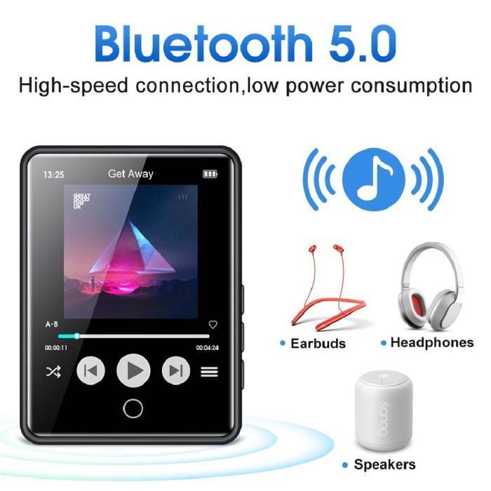 Ruizu M17 Bluetooth 5.0 Speaker DAP MP3 MP4 Video Music Player VS H1