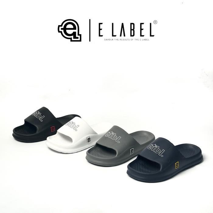 E Label - Smiley Sandal Sandal Slop Pria Sandal Jelly Sandal Karet Murah Sandal Eva Sendal Shoes