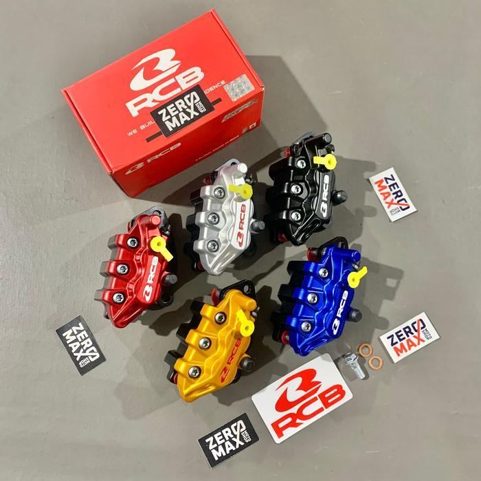 Kaliper Rcb Racing Boy S Series 2 Piston Depan Mio Smile Mio Soul Mio Gt Mio J Fazzio Mio M3 Xeon
