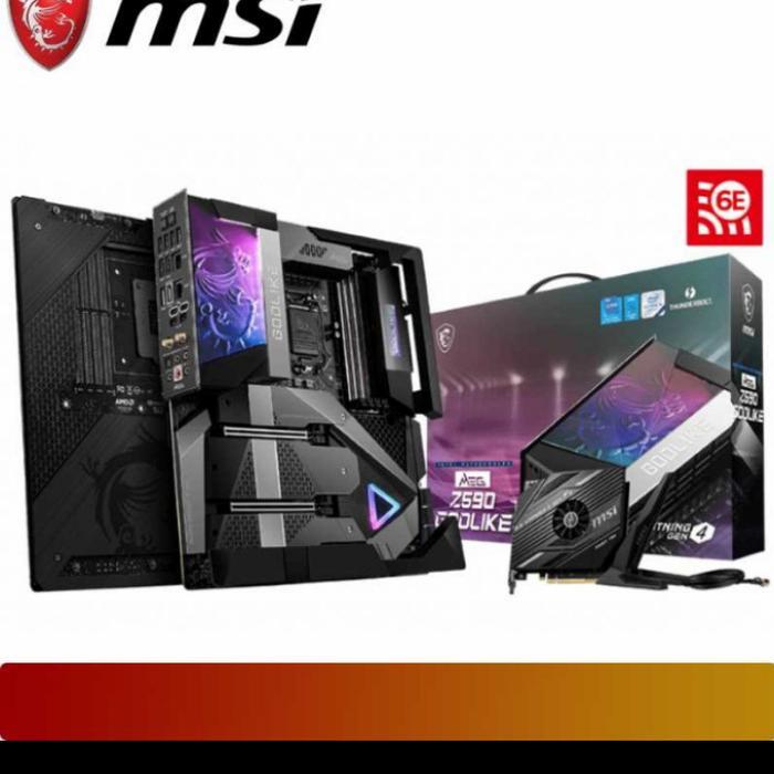 MOTHERBOARD MSI MEG Z590 GODLIKE SOCKET 1200 ATX BERKUALITAS