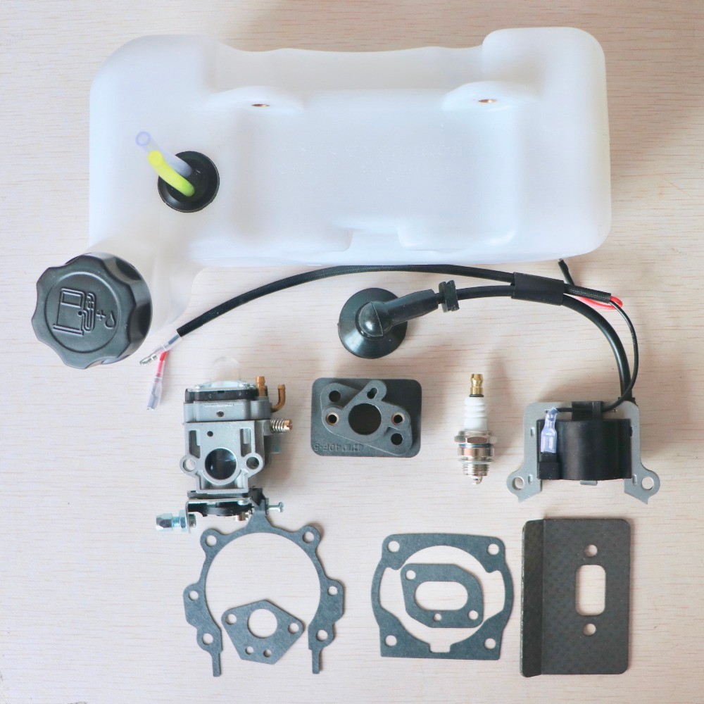 Carburetor Ignition Coil Fuel Tank 43CC 52CC 47CC 40-5 CG430 CG520