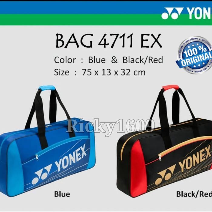 TAS RAKET YONEX 4711 EX TEAM - MODEL KOTAK - YONEX Best Quality